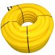 Corrugated PVC drain pipe FI 100 without holes -50 m