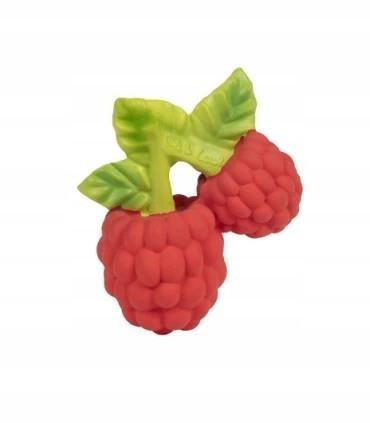  Oli & Carol Sensory Teething Ring, Rubber, Red Tones