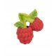  Oli & Carol Sensory Teething Ring, Rubber, Red Tones