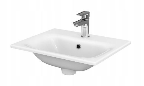  Rectangular Cersanit Moduo washbasin recessed into the worktop