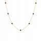  Necklace with black zircons ANIA KRUK