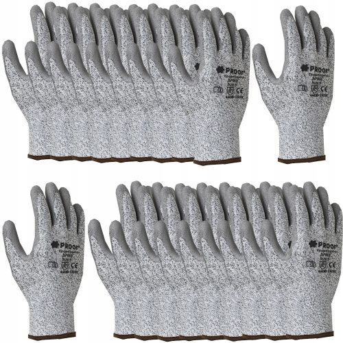 Gants de protection SPIKE D PROOF ANTI-CUT GLOVES taille 8 - M 10 paires