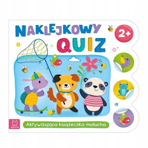  Sticker quiz 2+ Toddler's activity book Agnieszka Bator