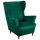 Chair cover Ubieramy-meble armchair cover turquoise