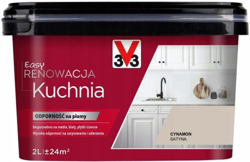  Acrylic paint for wood, furniture, tiles V33 2 l cinnamon semi-matt