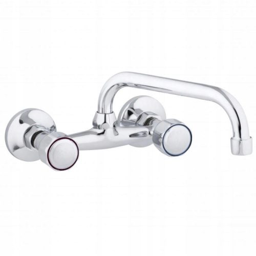  Yoka Home FIZAR silver wall-mounted kitchen faucet