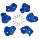 Climbing Stones Grips 6 BLUE + Screws