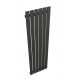  Water bathroom radiator MC 662 W 570 x 1350 mm, 1550 mm black