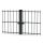 Shade net for fence - 2D fence element 6/5/6 mm 1.63 m anthracite