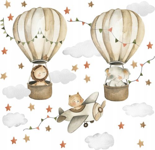  Wall Stickers for Children Animals Balloons