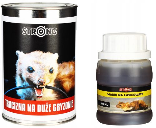  Strong poison against martens, mice and rats + Strong liquid against cats, martens and forest animals