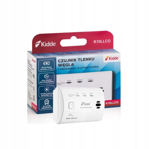 Sensors for a Smart Home Kidde K10LLCO Carbon Monoxide Sensor white