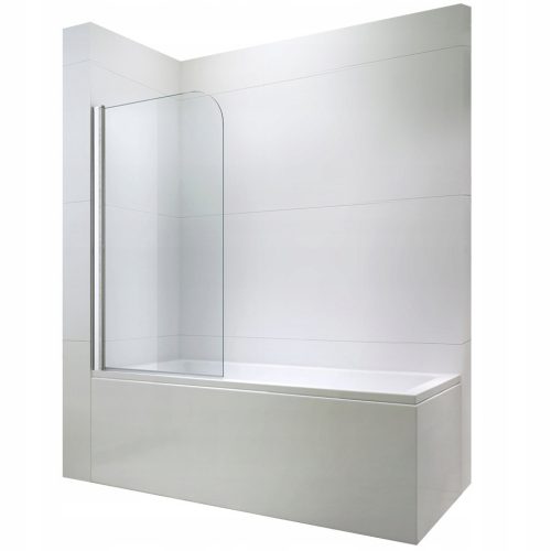 One-piece bathtub partition Inea, 70 x 140 cm, transparent