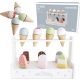  Wooden set ice cream shop ice cream FOR CHILDREN