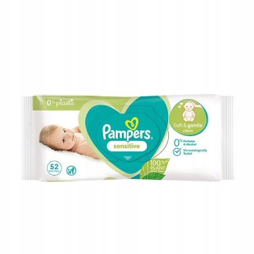  PAMPERS Sensitive wet wipes, 52 pcs