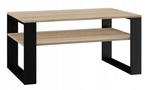 TopEshop Modern rectangular coffee table 90 x 58 x 50 cm, Sonoma oak