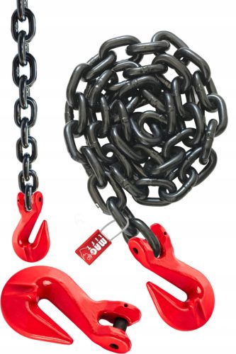BODY CHAIN 1.5 m Ø10 + HOOK 63kN FRAME CE approval