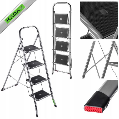 KADAX ladder 2.9 m steel 1 x 4 up to 150 kg