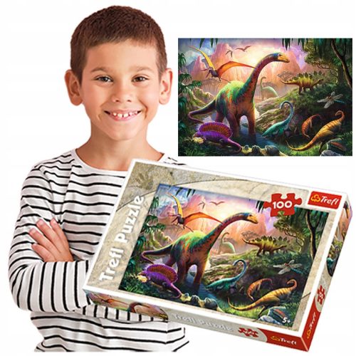  Trefl Puzzles for children 100 pieces DINOSAURS