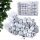  CHRISTMAS BALLS FOR THE CHRISTMAS TREE 6/4/3 cm SET OF 100