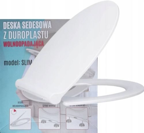 Toilet seats Toilet seat inne0000abc HYDROERA white Duroplast