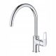 Grohe Bauloop silver stand kitchen faucet