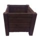  Flowerpot Garden Flowerpot made of wood 45 Krakow 45 cm x 45 x 40 cm rosewood