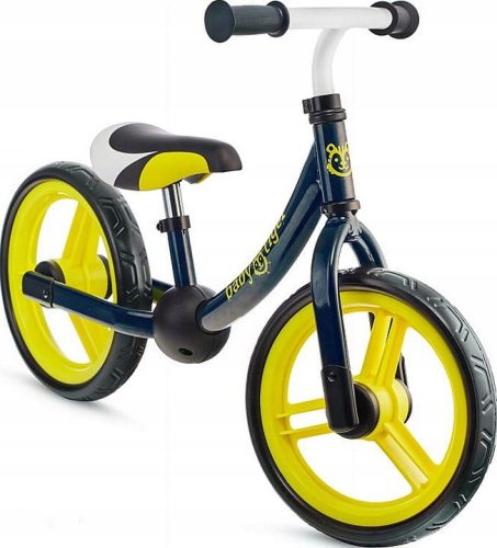  Baby Tiger Flow 12" Balance Bike Black, Yellow