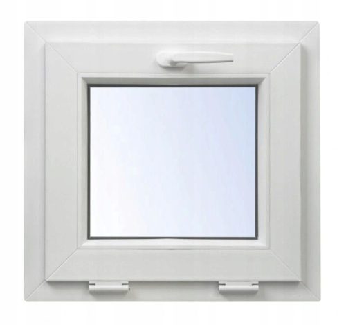 PVC WINDOW 50 X 50 / 500 X 500 WHITE