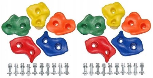 Grips, climbing stones for children, 10 pieces