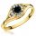  GOLD ENGAGEMENT RING 333 8K 530cz-1 r20