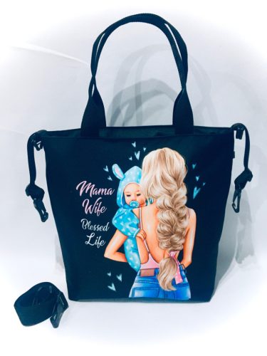  ORGANIZER STROLLER BAG FOR MOTHER, BLONDE MOTHER AND SON