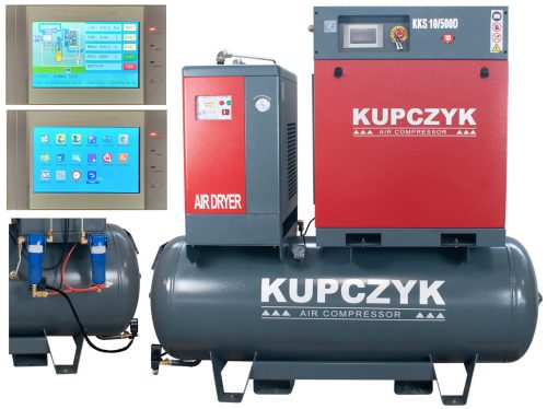 Compresseur d'huile Kupczyk KKS 10/500D 500 l 10 bar