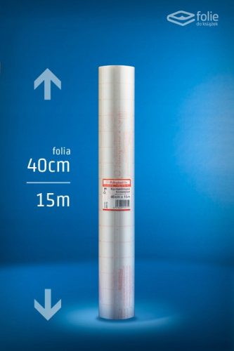  Cover, self-adhesive film for books, 40 cm / 15 m