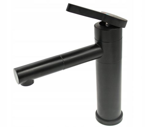 Unitec pedestal washbasin faucet black