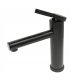 Unitec pedestal washbasin faucet black