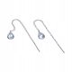  Silver earrings 925 long stretched