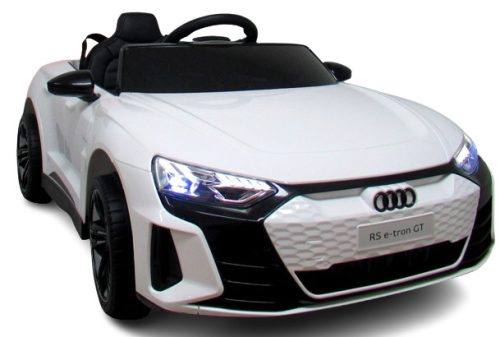  AUDI E-TronGT White Battery Operated Car Leather Remote Control