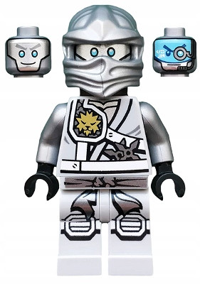  LEGO njo251 Ninjago ZANE TITANIUM LIKE NEW P912