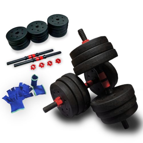  Adjustable dumbbells 2x10 kg bituminous set 20kg