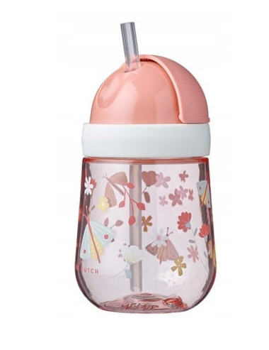  Little Dutch Mug Water Bottle with Straw Mio Flowers