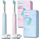  2 Philips Sonicare HX3651/11 and HX3651/12 sonic toothbrushes