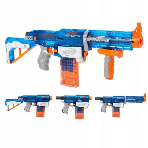  NERF ELITE MODULUS RETALIATOR RIFLE 4IN1