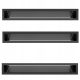 Air ventilation grille Luft Kratki 9x60 cm black