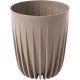  Lamela flowerpot, 30 cm x 30 x 35.6 cm, diameter 30 cm, plastic in brown and beige tones