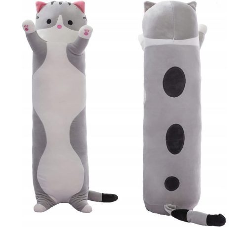  LONG CAT LUCEK MASCOT PLUSH TOY HEADREST PILLOW FOR KIDS HIT 100CMW