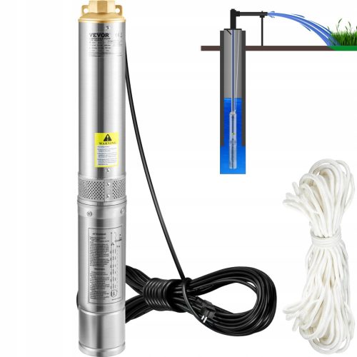  VEVOR submersible pump 750 W 100 l/min 20 m cable