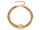  Gold choker necklace chains with a large ball