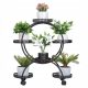 WOODEN FLOWER STAND Removable flower stand. Metal plant stand