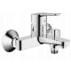 Grohe BauEdge single-lever wall-mounted bathtub faucet, chrome